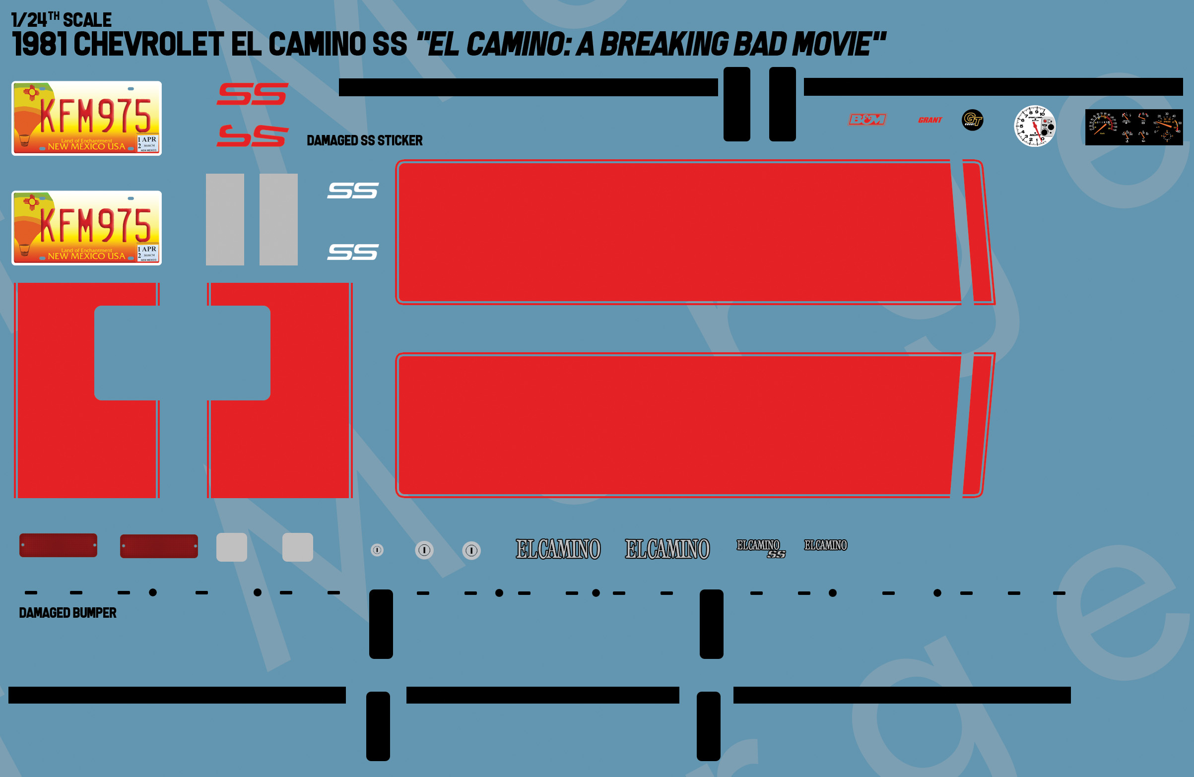 1981 Chevrolet El Camino SS “El Camino: A Breaking Bad Movie”