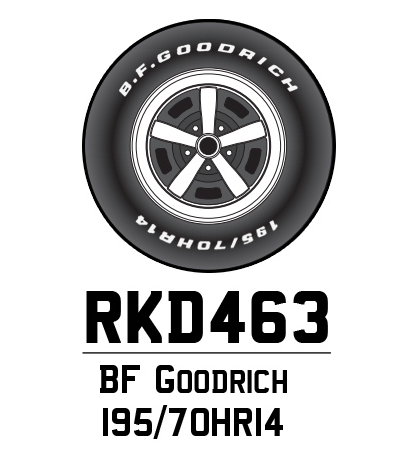 BF Goodrich 195/70HR14