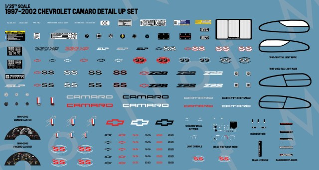 1997-2002 Chevrolet Camaro Detail Up Set