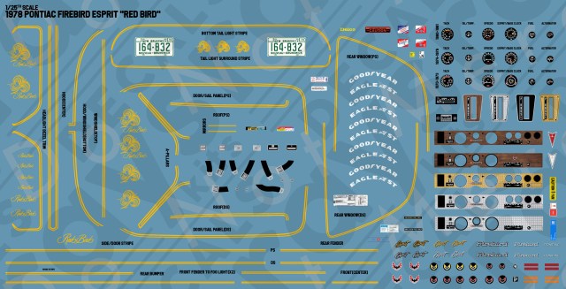 1978 Pontiac Firebird Esprit "Red Bird"