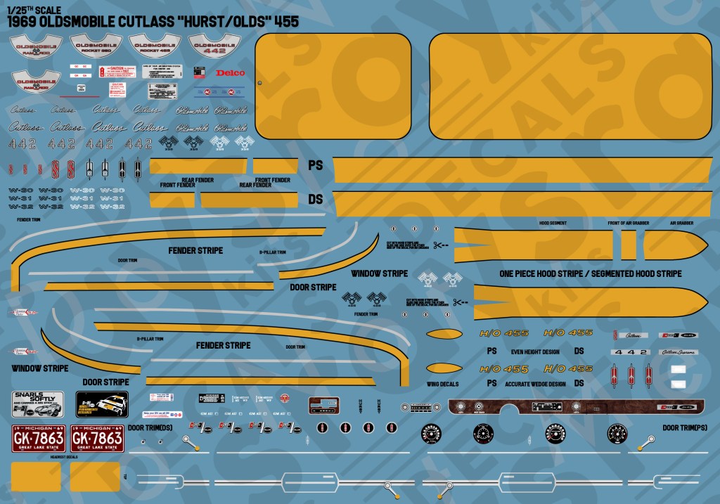 Full Decal Sets – Rays Kits