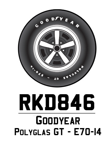 Goodyear Polyglas GT - E70-14