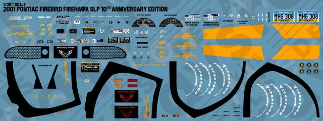 2001 Pontiac Firebird Firehawk SLP 10th Anniversary Edition