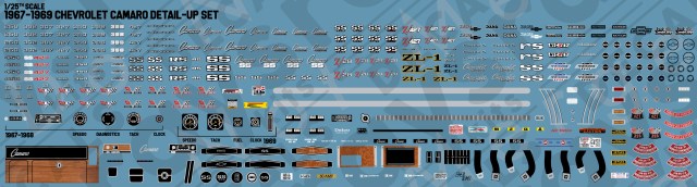 1967-1969 Chevrolet Camaro Detail-Up Set